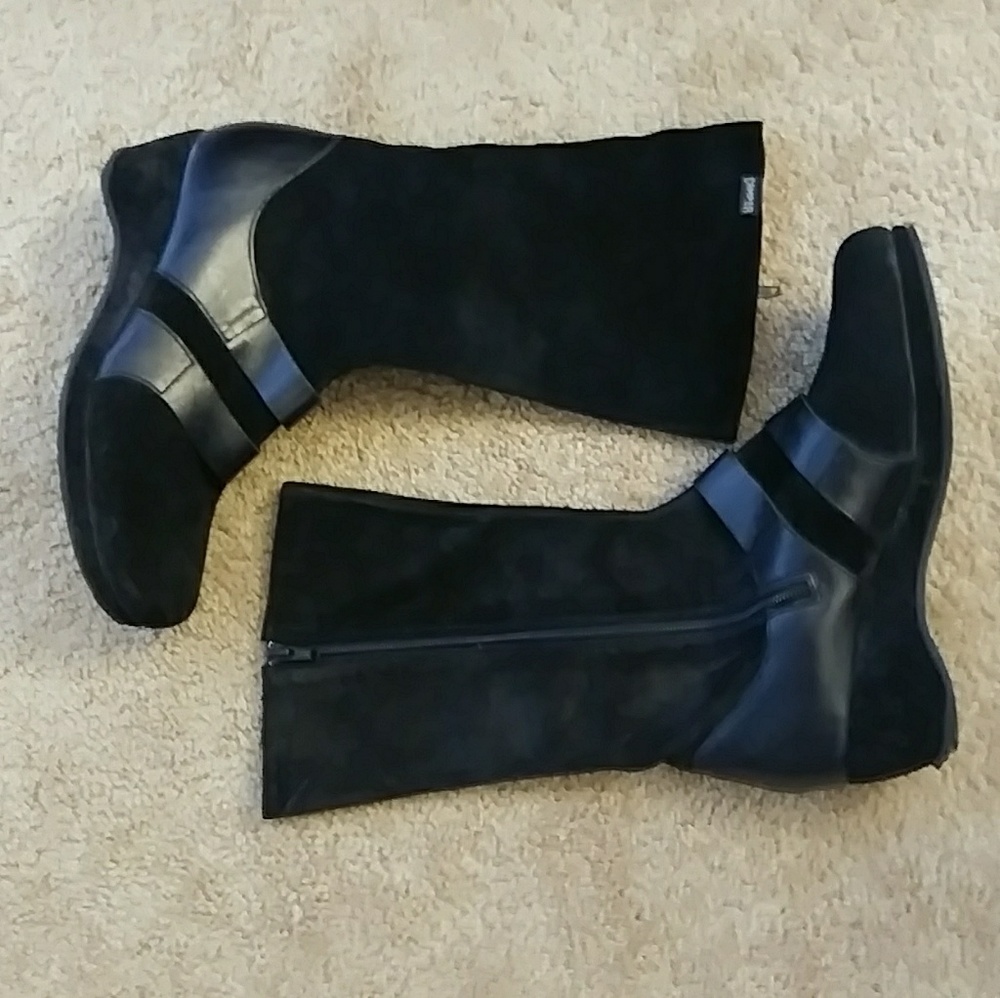 Camper Black Suede Leather Boots 9 41